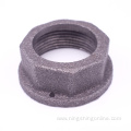 Casting iron gas meter connector nut